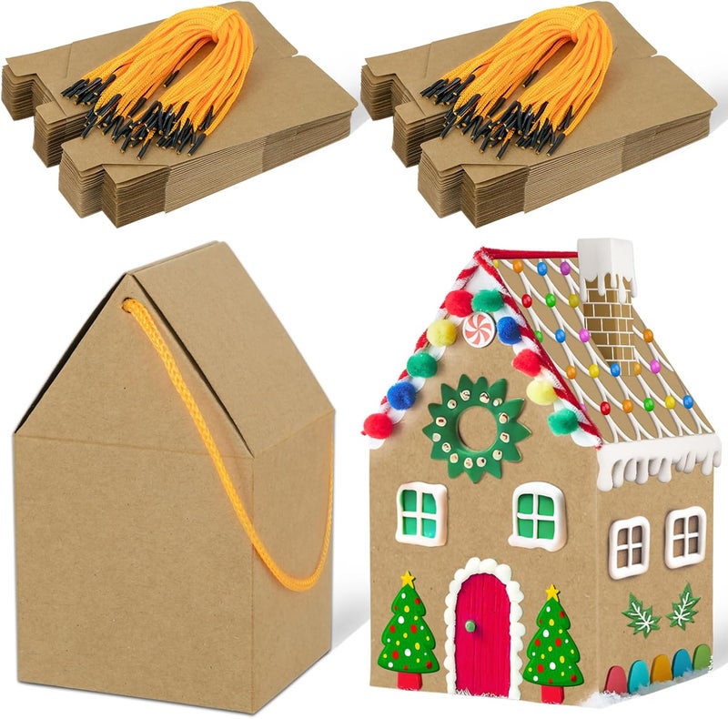 80UncleKimby 25Pcs Christmas Gingerbread House Kit - Image 1